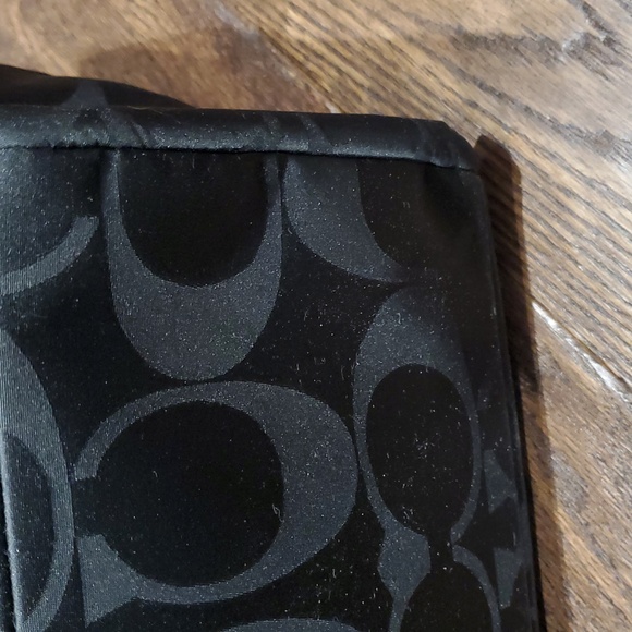 Coach Black Signature Travel Bag/Diaper Bag - Picture 14 of 15